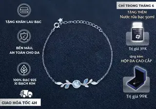 vòng tay bạc giá bao nhiêu