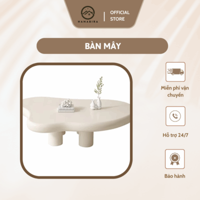 BÀN ĐÁM MÂY TRẮNG DECOR