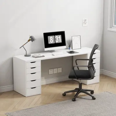 bàn học kèm tủ quần áo nhựa
