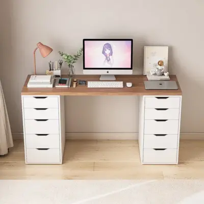 bàn học kèm tủ quần áo nhựa
