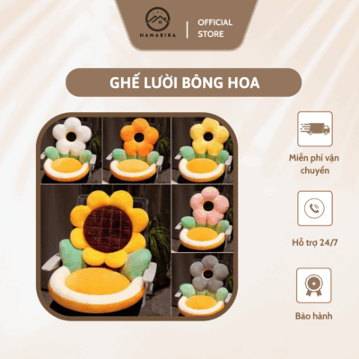 Ghế lười bông hoa