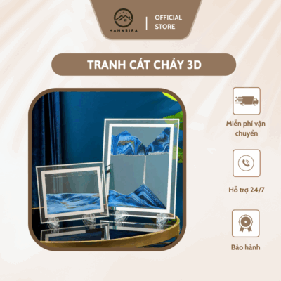 Tranh cát chảy chuyển động 3D Hanabira