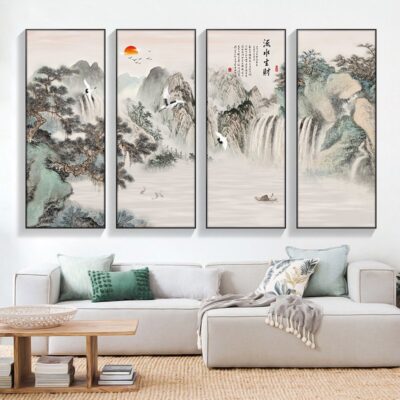 Tranh Treo Tường Phòng Khách Phong Thủy